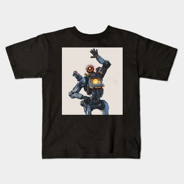 Pathfinder Apex Legends Kids T-Shirt by Water Boy